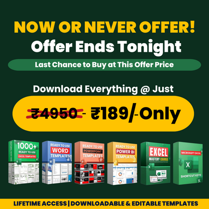 MS Office Templates Bundle + Excel Mastery Course