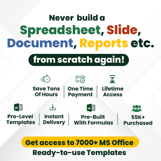 MS Office Templates Bundle + Excel Mastery Course