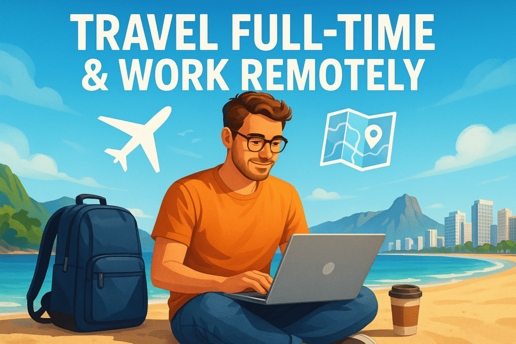 How to Travel Full-Time and Work Remotely